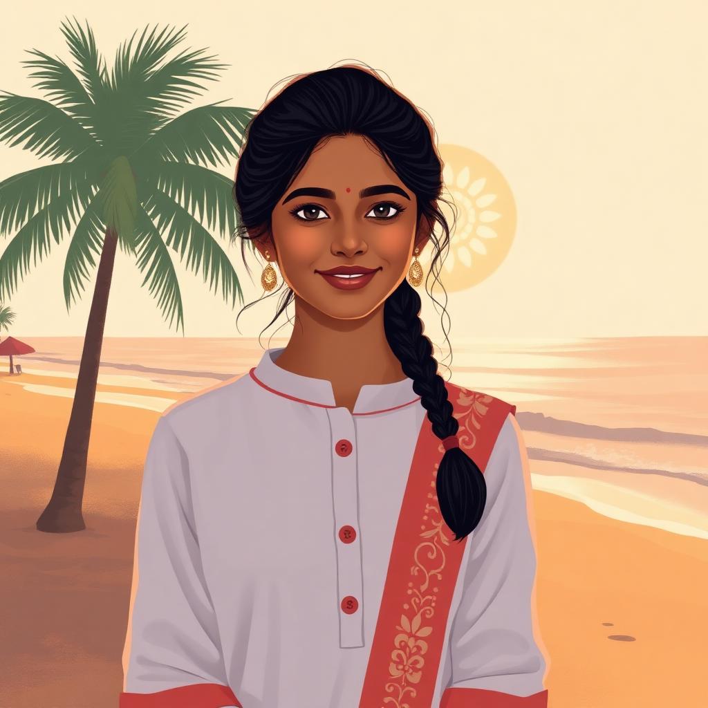 Illustration of Ananya Meka, 26